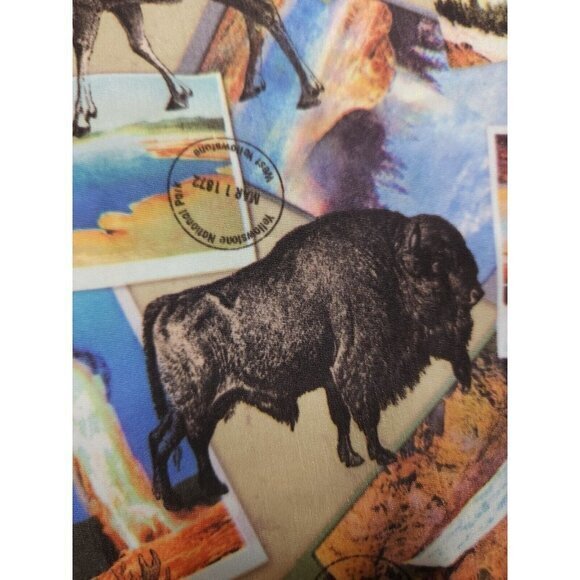 Vintage Yellowstone General Stores Button Up Shirt‎ Short Sleeve Mens Large - Picture 6 of 9